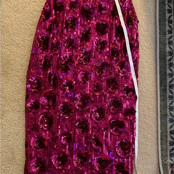 Nastygal Sequin Embellished Pink Skirt - Picture 3 of 5